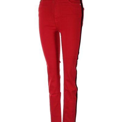 Zara Women Red Jeggings 2